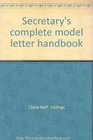 Secretary's Complete Model Letter Handbook