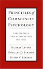 Principles Of Community Psychology Perspectives And Applications