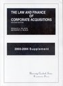 20032004 Supplement to The Law and Finance of Corporate Acquisitions