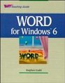 Word for Windows6 SelfTeaching Guide
