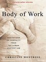 Body of Work Meditations on Mortality from the Human Anatomy Lab