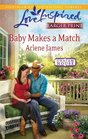 Baby Makes a Match (Chatam House, Bk 3) (Love Inspired, No 583) (Larger Print)