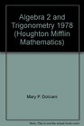 Algebra 2 and Trigonometry 1978