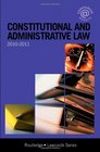 Constitutional and Administrative Lawcards 20102011