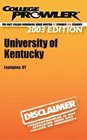College Prowler University of Kentucky