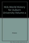 HcbWorld History for Auburn University Volume a