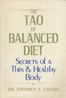 The Tao of Balanced Diet Secrets of a Thin  Helathy Body