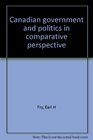 Canadian government and politics in comparative perspective