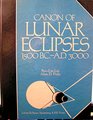 Canon of Lunar Eclipses 1500 B.C.-A.D. 3000