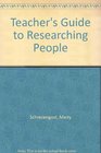 Teacher's Guide to Researching People