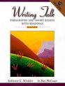 Writing Talk Paragraphs and Short Essays with Readings