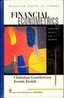 Financial Econometrics Problems Models and Methods