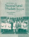 Readings in Sociocultural Studies in Education EDL 204