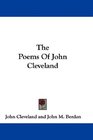 The Poems Of John Cleveland