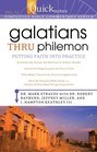 QUICKNOTES COMMENTARY VOL 11  GALATIANS THRU PHILEMON