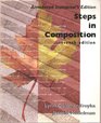 Steps in Composition Annotated Instructor's Edition Seventh Edition