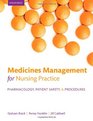 Medicines management for nursing practice Pharmacology patient safety and procedures