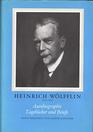 Heinrich Wolfflin 18641945 Autobiographie Tagebucher und Briefe