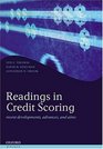 Readings in Credit Scoring Foundations Developments and Aims