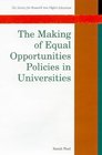 The Making of Equal Opportunities Policies in Universities