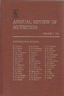 Annual Review of Nutrition 1987