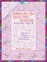 FollowTheLine Quilting Designs FullSize Patterns for Blocks and Borders