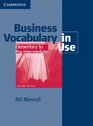 Business Vocabulary in Use Elementary to Preintermediate with answers