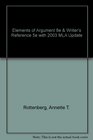 Elements of Argument 8e  Writer's Reference 5e with 2003 MLA Update