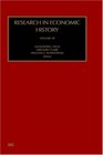 Research in Economic History Volume 20