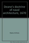 Deane's doctrine of naval architecture 1670