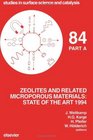 Zeolites and Related Microporous Materials State of the Art 1994