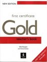 First Certificate Gold Teacher's Book