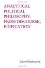 Analytical Political Philosophy From Discourse Edification