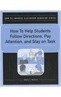 How to Help Students Follow Directions Pay Attention and Stay on Task
