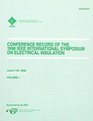 Conference Record of the 1998 IEEE International Symposium on Electrical Insulation