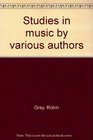 Studies in music by various authors