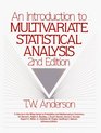 An Introduction to Multivariate Statistical Analysis 2nd Edition