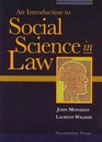 Social Science in Law Abridged Edition
