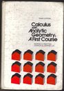 Calculus with Analytic Geometry 1st Course