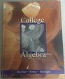 College Algebra Instructor's Edition