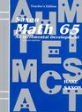 Saxon Math 65 An Incremental Development Second Ed Teacher's Ed