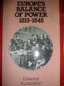 Europe's Balance of Power 181548