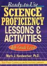 ReadyToUse Science Proficiency Lessons and Activities 4th Grade
