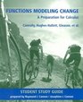 Functions Modeling Change Student Study Guide A Preparation for Calculus