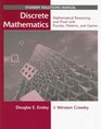 Discrete Mathematics Student Solutions Manual Mathematical Reasoning and Proof with Puzzles Patterns and Games