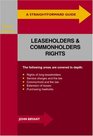 Straightforward Guide to Leaseholders and Commonholders Rights
