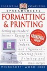 Essential Computers Formatting  Printing
