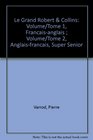 Le Grand Robert  Collins  en 2 volumes Volume/Tome 1 Francais anglais Volume/Tome 2 Anglaisfrancais