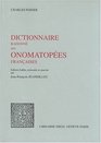 Dictionnaire raisonne des onomatopees francaises