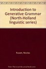 An introduction to generative grammar
